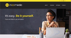 Desktop Screenshot of incomedia.eu